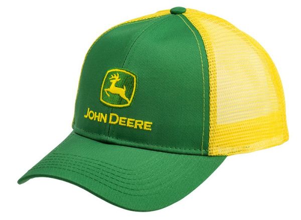 MC13080277YW - Gorra de camionero JOHN DEERE verde y amarillo - 1