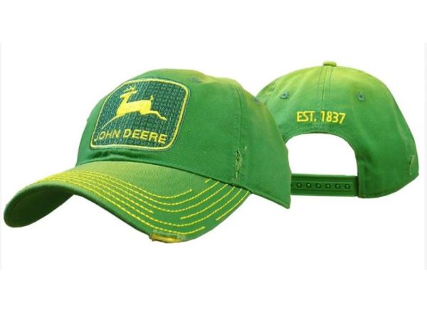 MC13080295GR - Gorra con parte posterior de red vintage JOHN DEERE verde - 1