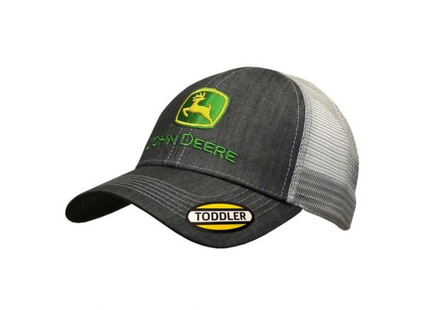 MC53080422CH - Gorra con parte posterior de malla para niños JOHN DEERE gris - 1