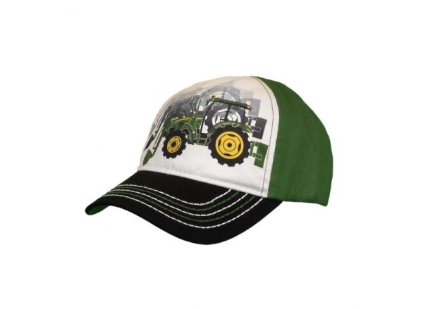 MC53080604BK - Gorra para niños JOHN DEERE blanca y verde - 1