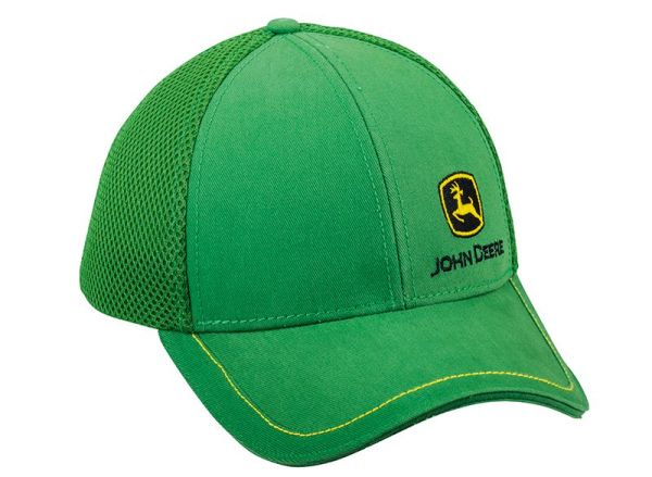 MCL201914011 - Gorra de malla con logotipo JOHN DEERE verde - 1