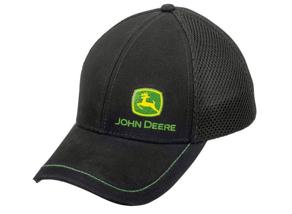 MCL201915011 - Gorra de malla con logotipo JOHN DEERE negro - 1