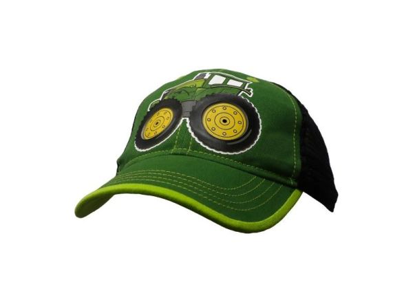 MCPBJSH963GT - Gorra para niños tractor JOHN DEERE verde y negro - 1