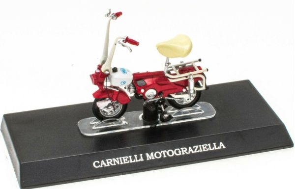 MAGMOT022 - Ciclomotor CARNIELLI Motograziella rojo y blanco - 1