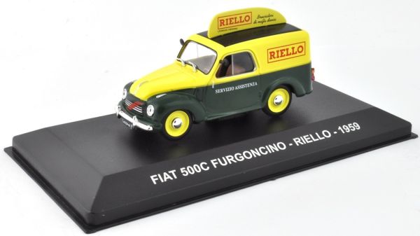 NET0015 - Utilitario de asistencia FIAT 500 C 1959 de la marca italiana de calderas Riello - 1