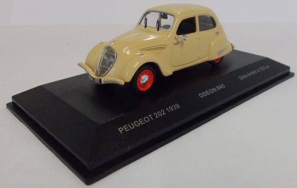 ODE045 - PEUGEOT 202 1938 beige limitada a 500 ejemplares - 1