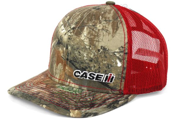 OBT174 - CASE IH Gorra de camuflaje con parte trasera de malla roja - 1