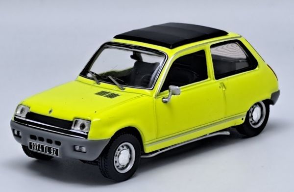 ODE131 - RENAULT 5 TL Amarillo con techo solar - Limitado a 1000 ejemplares. - 1