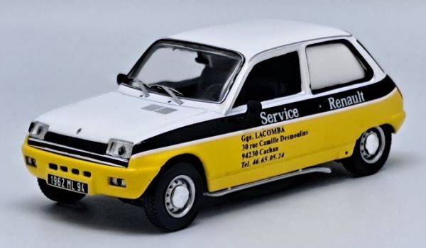 ODE133 - RENAULT 5 Empresa RENAULT SERVICE - Limitado a 504 ejemplares. - 1