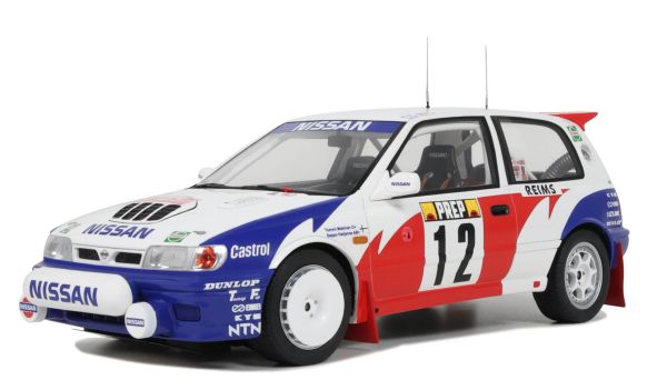 OT461 - NISSAN Sunny GTI-R Blanco #12 Rallye de Monte Carlo 1992 T.MAKINEN - 1