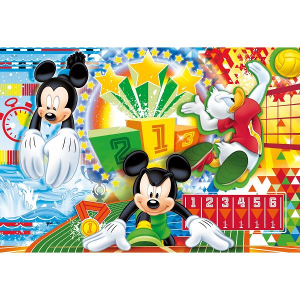 CLE22222-3 - Puzzle 15 Piezas Mickey y sus amigos en el Fútbol - 1