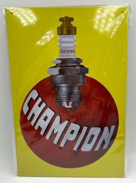 MAGPB212 - Placa de metal CHAMPION - 20x30 cm - 1