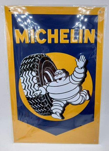 MAGPB213 - Placa de metal vintage MICHELIN - 20x30 cm - 1