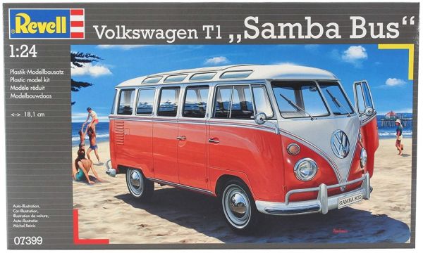 REV07399 - Maqueta de VOLKSWAGEN T1 Samba Bus para montar y pintar - 1