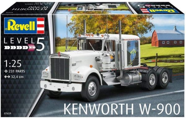 REV07659 - Modelo KENWORTH W-900 para montar y pintar - 1