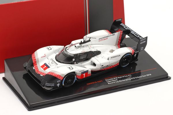 IXO-SP919-4321 - PORSCHE 919 Hybrid Evo RÉCORD DE VUELTA n°1 Nurburgring 2018 T.BERNHARD - 1