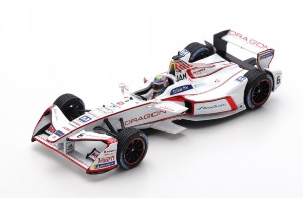 SPAS5945 - DRAGON racing #6 Rd.2 Hong Kong ePrix Fórmula E Temporada 4 2017-2018 Neel Jani - 1