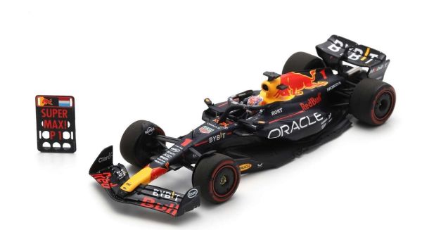 SPAS8916 - RED BULL RB19 #1 Oracle Red Bull Racing Ganador GP Bélgica 2023 con pit board Max Verstappen - 1