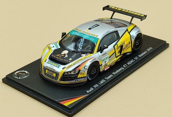 SPASG007 - AUDI R8 LMS Team Rosberg #7 ADAC GT Masters 2010 K.Heyer/M.Ammermüller - Limitado a 500 ejemplares. - 1