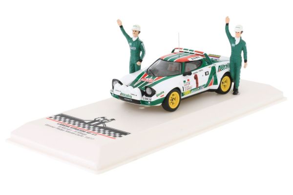 IXOSPRM001-77 - LANCIA Stratos HF #1 Rallye de Monte Carlo 1977 con figura S.MUNARI /S.MAIGA - 1