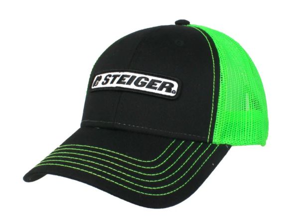 STNEM - STEIGER Gorra negra con visera verde - 1