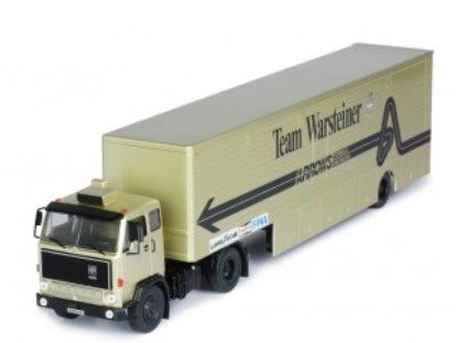 IXOTTR023 - VOLVO F89 4x2 con remolque cama baja 1 Eje Team WARSTEINER - 1