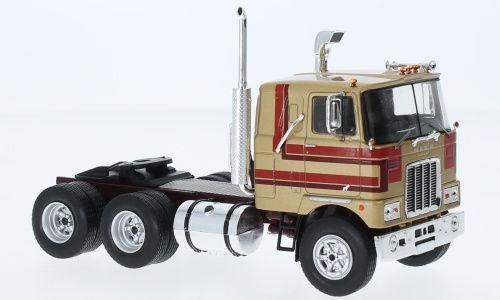 IXOTR168.22 - MACK Serie F 6x4 1977 Beige metalizado y rojo - 1