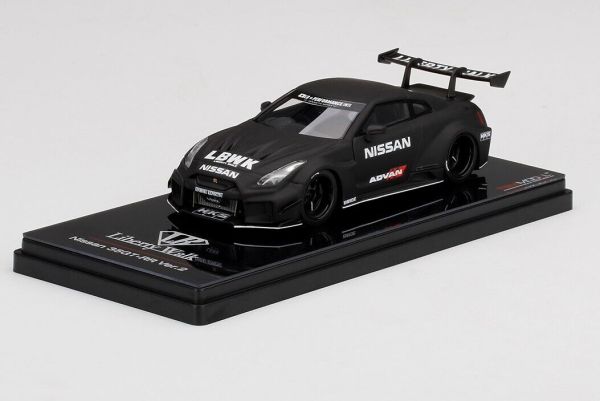 TSMV0013 - NISSAN 35GT-RR Ver.2 Negro Mate LBWK LB-Silhouette Works - 1