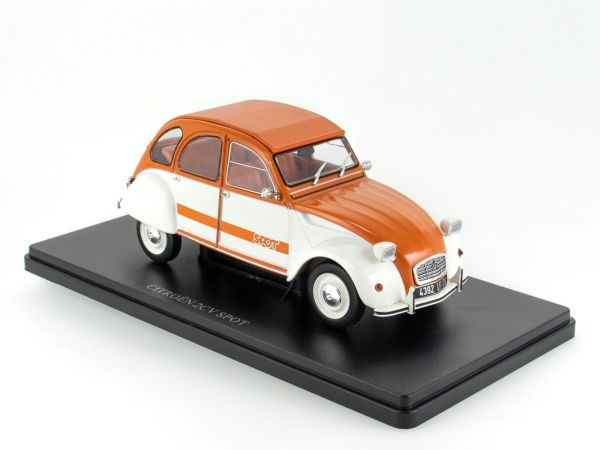 G111V054 - CITROEN 2CV Spot naranja y blanco - 1