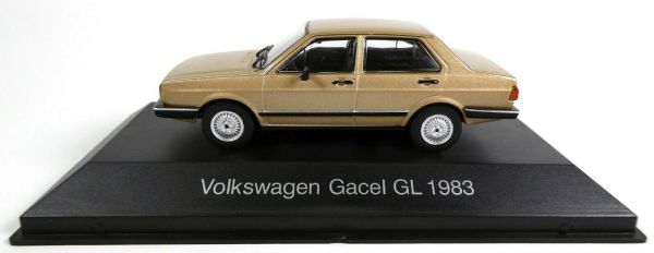 MAGARG22 - VOLKSWAGEN Gacel GL 1983 sedan 4 puertas en color bronce metalizado vendido en blister - 1