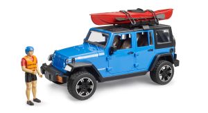 BRU2529 - JEEP Wrangler Rubicon con kayak y figura