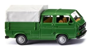 WIK029309 - VOLKSWAGEN T3 doble cabina verde hierba