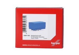 HER053877-003 - Lastre con lona para cargas pesadas azul - 2 piezas para montar