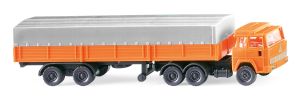 WIK095611 - MAGIRUS 6x4 con remolque de 2 ejes Naranja