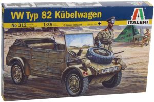 ITA0312 - VOLKSWAGEN Typ 82 Kubelwagen para montar y pintar