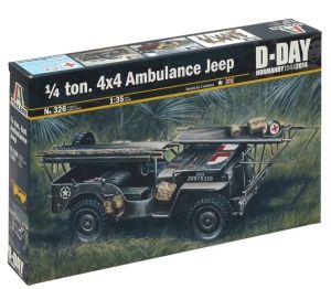 ITA0326 - TU. JEEP AMBULANCIA 4x4 para montar y pintar