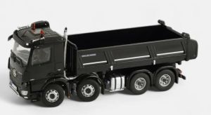 NZG1066/50 - MERCEDES-BENZ Arocs 8x4 Volquete MEILLER Negro