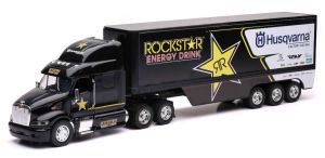 NEW10963 - PETERBILT 6x4 con remolque 3 Ejes ROCKSTAR Husqvarna