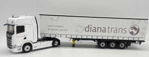 ELI118185 - SCANIA 500 S 4x2 avec remorque bâchée 3 Axes - Transport DIANA