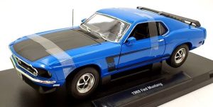 WEL12516BLEU - FORD Mustang boss 302 1969 azul