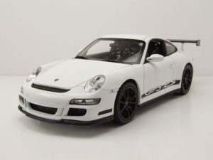 WEL18015BLANC - PORSCHE GT3 rs 2007 Blanco con llantas negras