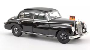 NOREV183707 - MERCEDES BENZ 300 1955 Konrad Adenauer negro