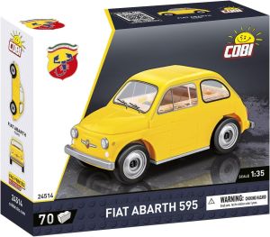 COB24514 - FIAT 500 Abarth 1965 amarillo - 70 piezas