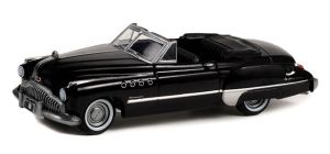 GREEN28110-A - BUICK roadmaster Convertible 1949 negro de la serie BLACK BANDIT en blister