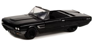 GREEN28110-B - FORD Thunderbird convertible 1965 negro de la serie BLACK BANDIT en blister