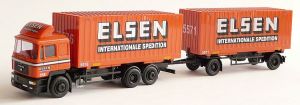 AWM70361 - MAN F 2000 6x4 Carrier Con Remolque 2 Ejes "Elsen" 1/87