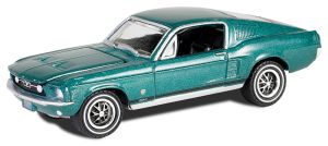 GREEN30505 - FORD Mustang GT Fastback 1967 verde HIGH COUTRY SPECIAL en blister