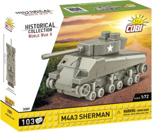 COB3089 - Tanque SHERMAN M4A3 - 103 piezas