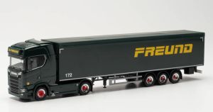 HER315173 - SCANIA CS 20 HD 4X2 con remolque SPEDITION FREUND de 3 ejes