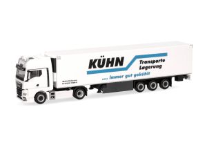 HER318020 - MAN TGX GX 4x2 con remolque frigorífico de 3 ejes KUHN